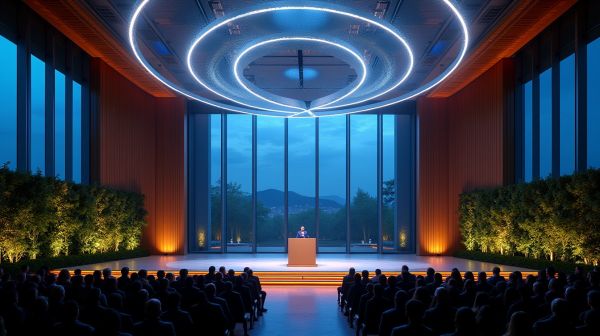 Elevate your conference experience with stunning scenography